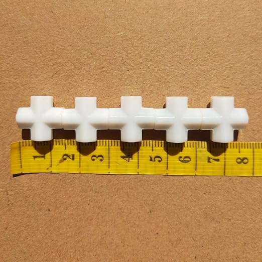 Magnetic Stirrer Stir Bar PTFE Magnetic Mixer Stir Bars Cross Shape (8X15mm, 5PCS)