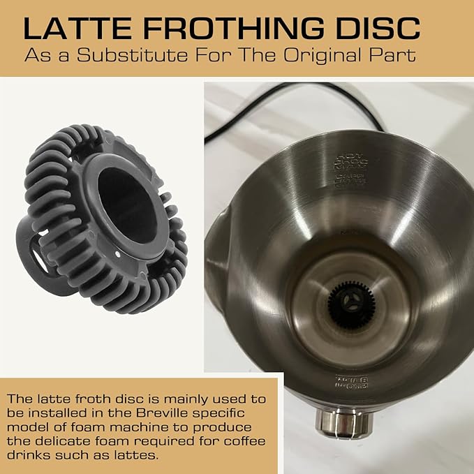 BMF600XL/17Cappuccino Whisk Disc Magnet Replacement Part - for Breville Milk Frother, Milk Cafe Automatic Milk Frother Accessories
