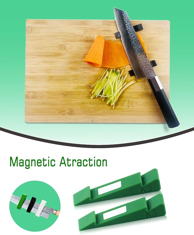 Ultrathin Sectioning Aid, Vegetable Sheet Cutter Slicer, Creative Kitchen Cutting Aid Gadgets Tool, Food Slicer Assistant Tool for Slicing Cucumber Carrot (3mm Green)