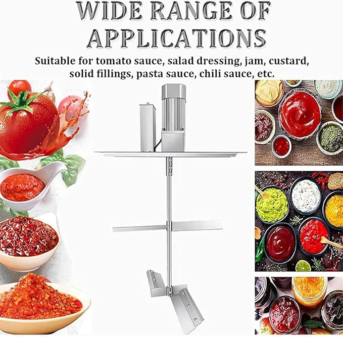 Automatic Pot Mixer with Adjustable Speeds - Self-Stirring Kitchen Gadget for Sauces and Pans, Easy-to-Use Food Tool, Ideal for 20L/25L/40L Cookware (Pot Not Included)
