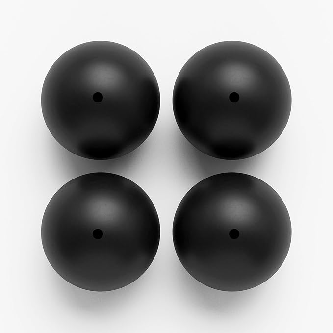 Round Ice Cube Molds – Large Whiskey Ice Ball Maker | BPA-Free Silicone Sphere Mold for Bourbon Cocktails Scotch & Home Bar | Slow-Melting Ice Balls