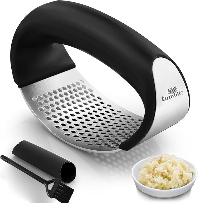 Discover the Best Garlic Press Rocker - Heavy Duty, Stainless Steel, Ergonomic, and Unique Designs for Efficient Home Use & Must-Have Kitchen Gadgets on Amazon