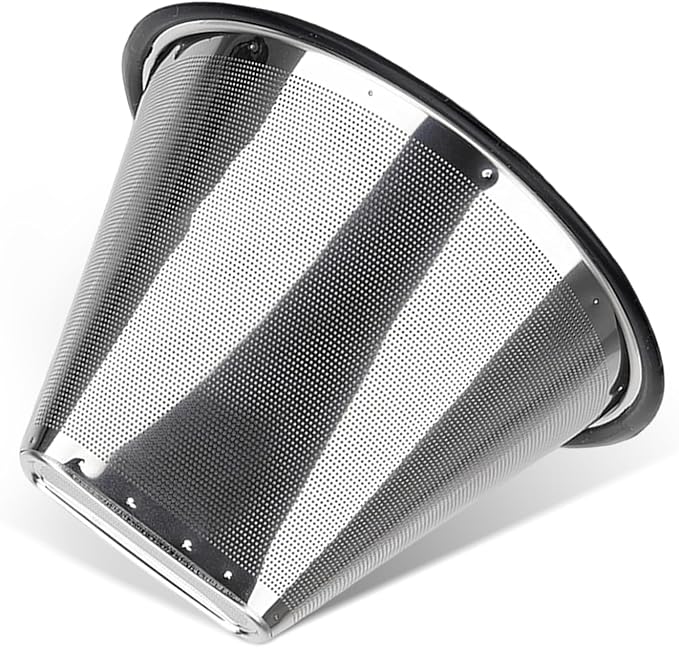 Reusable Coffee Filter Compatible with Technivorm Moccamaster KBGV KBT 79112 53923 59691 etc, Durable Stainless Steel Metal Filter