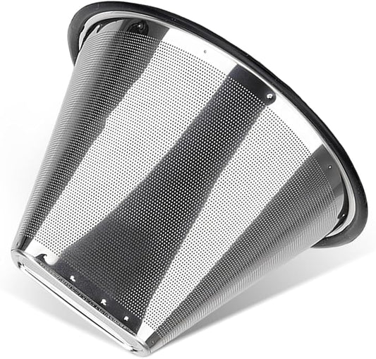 Reusable Coffee Filter Compatible with Technivorm Moccamaster KBGV KBT 79112 53923 59691 etc, Durable Stainless Steel Metal Filter