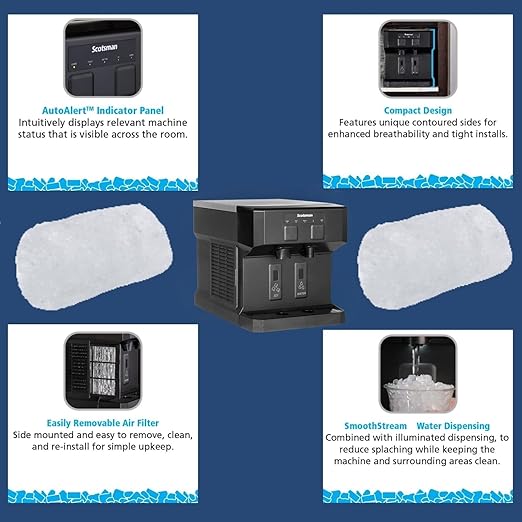 Countertop Commercial Nugget Ice Maker by Scotsman