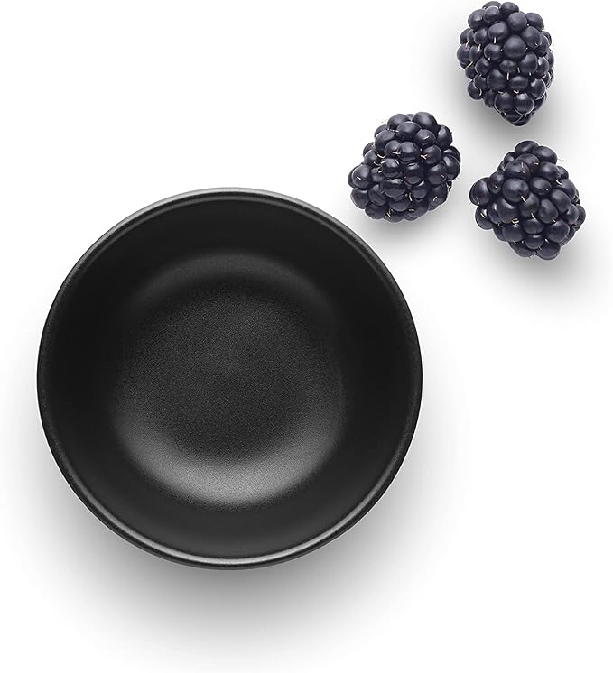 Eva Solo | Nordic Kitchen Bowl 0.15l Ø10cm | Dishwasher & Microwave Safe | Black Stoneware | Danish Design & Functionality | Tools Kitchen Gadgets & Accessories