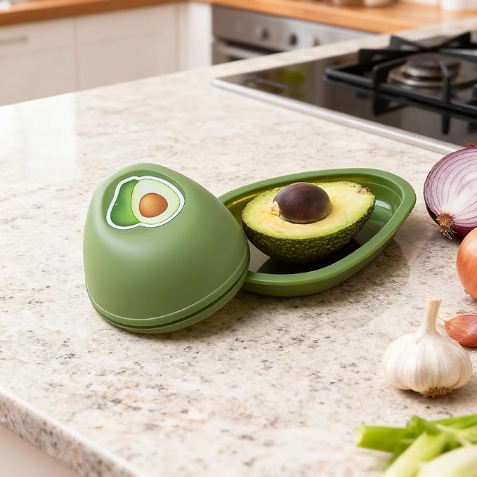 Onion Storage, Avocado Saver Keeper, Reusable Tomato Lemon Holder Storage Container (Avocado Saver)