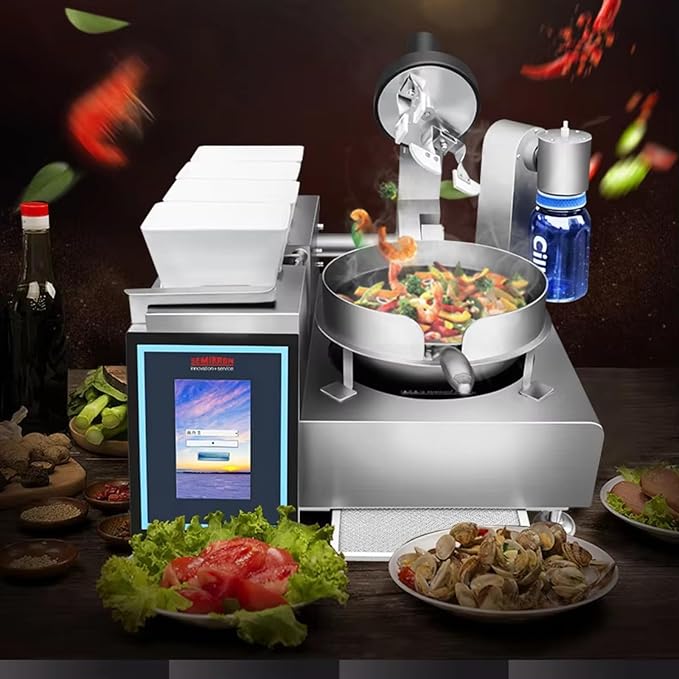 Automatic Stirrer For Cooking Self Stirring Pot Cooking Robot Great for Home Kitchens Bakeries Casual Dining Places and All Kinds of Food Processing Scenarios