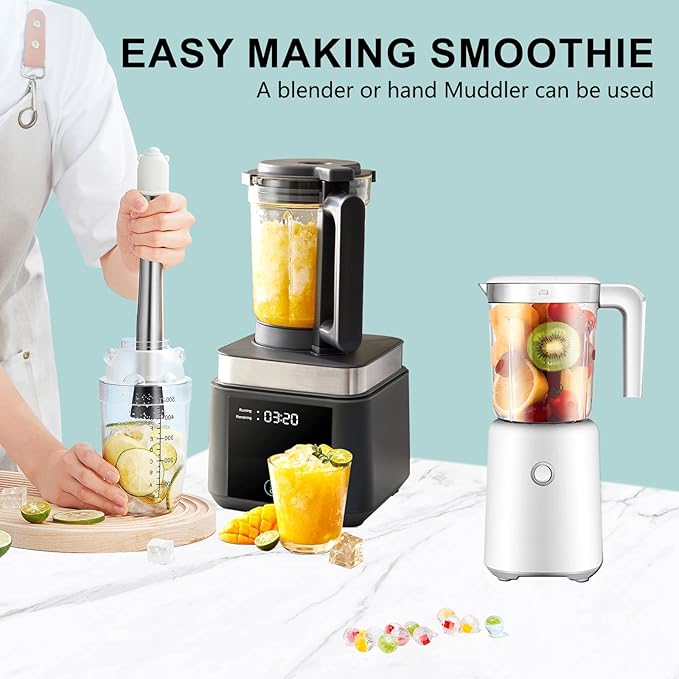 Mini Ice Cube Tray, Small Round Ice Cube Molds 104x2 PCS Tiny Pebble balls, Crushed Ice Trays for Freezer with Lid, Easy Release Nugget Ice Ball Maker for Chilling Drink, Coffee, and Juice
