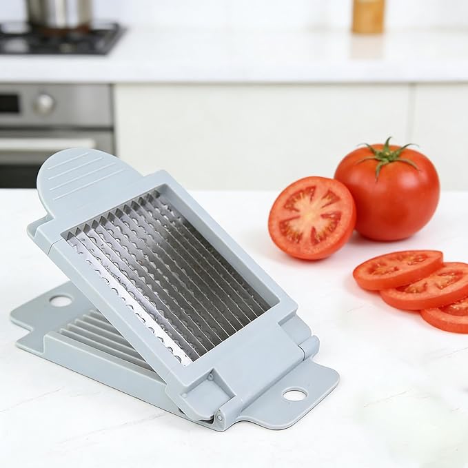 Tomato Slicer, Tomato Cutter Vegetable Slicer, Stainless Steel Blades for Home Use for Smooth Cutting, Precise Cuts for Tomatoes