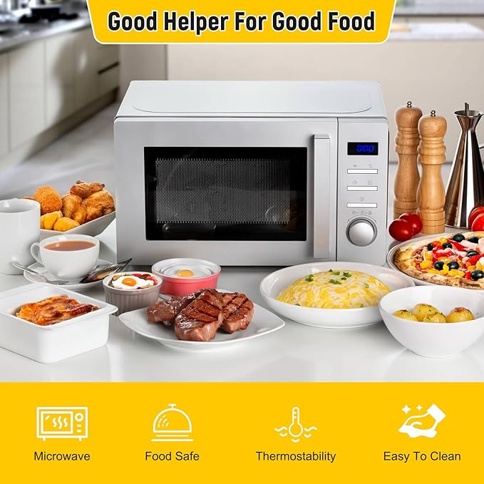 (4pcs) Easy Breakfast Set, Microwave Egg Cooker/Poacher, Microwave Omelet Maker, Microwave Bacon Tray/Cooker, Baked Potato Cooker, Easy To Use and Non-Stick Egg Cookwarez