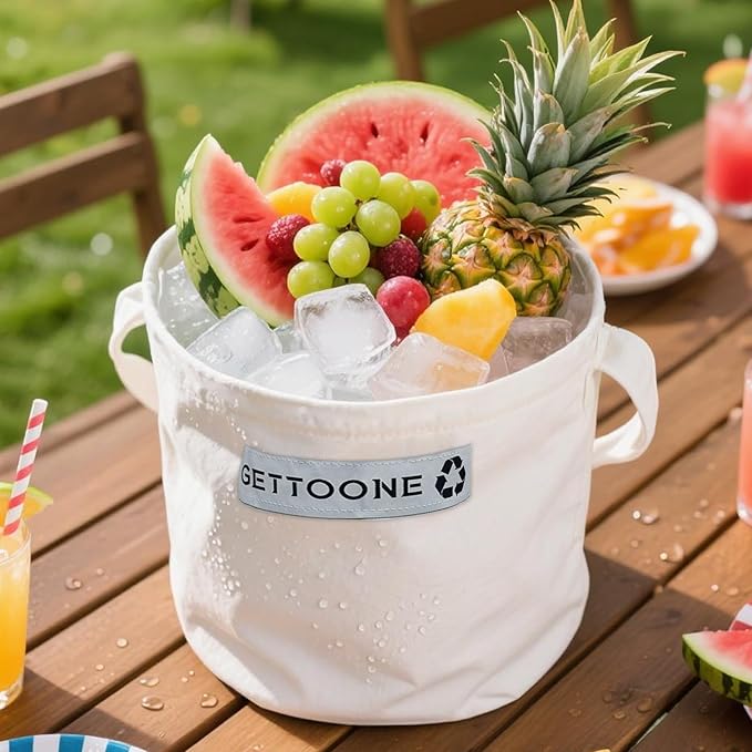 All-in-One Party Cooler Bag with Folding Design and Insulated Compartments -GETTOONE Ideal for Tailgating and Outdoor Events!
