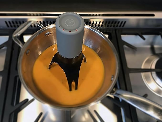 2PCS Automatic Stirrer Plastic Material Design Compact Portable pot stirrer automatic For Eggs Coffee Tea Mix Drinks Outdoor Barbecue Efficient Stirring Tool Kitchen Office Use