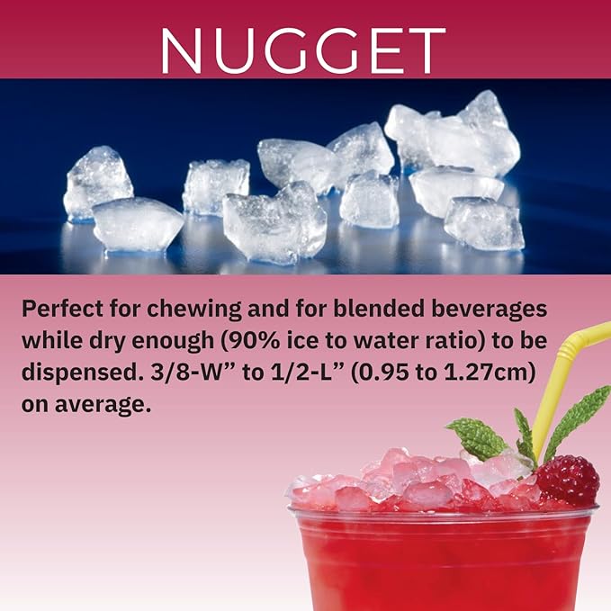 Manitowoc CNF-0201A-L Ice Maker and Water Dispenser, Nugget Style, 315 Pound/24Hours