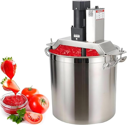 Automatic Pot Stirrer Mixer, 30L/40L/50L/60L Automatic Pot Stirrer, 4 Blade Scraper, for Jams, Sauces, Filling, Hot Pot Seasoning Bottom. 60L