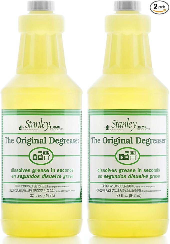 Fuller Brush Original Degreaser - Removes Stubborn Grease & Grime - Powerful Multipurpose Cleaning Solution for Home & Commercial Use (2 Pack)