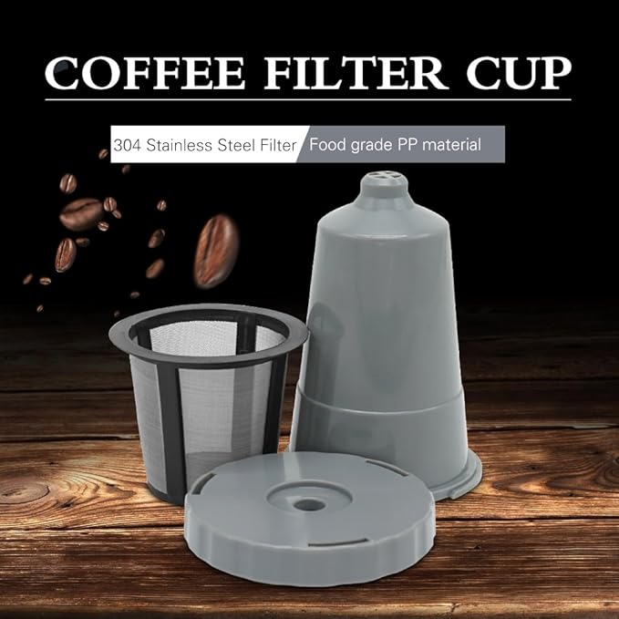 Reusable Coffee Filters Replacement for Keurig Coffee Brewers,Work with B30 B40 B50 B60 B70 K31 K40 K50 K60 K70 series