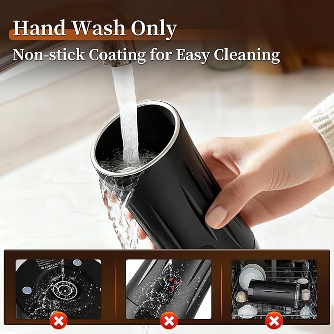 4-in-1 Milk Frother, Liksiy Milk Frother and Steamer, Auto Shut-Off Coffee Frother with Hot & Cold Foam, Quiet Design Frother Machine for Latte, Cappuccino, Macchiato