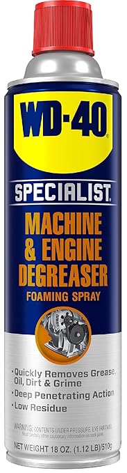 WD-40 Specialist Machine & Engine Degreaser Foaming Spray, 18 OZ
