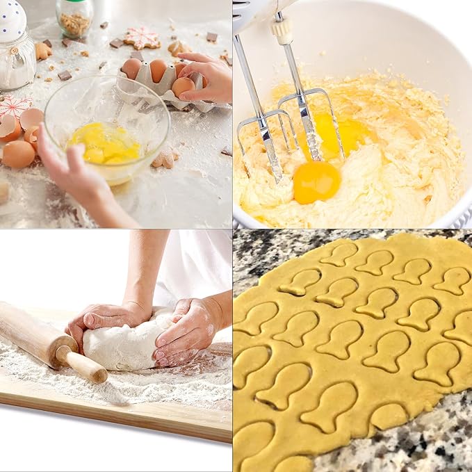 Fish Cookie Cutters Set of 5 – Food Grade Stainless Steel Sandwich Cutters & Biscuit Molds for Kids, Cat Food Mold – Sturdy for Cookies, Cake, Fruit – Sizes 1.57" to 4.13"