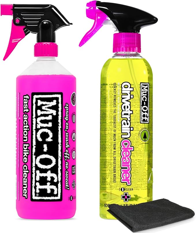 Muc-Off Nano Tech Bike Cleaner 1L | Biodegradable Formula, Safe on Carbon Fibre and All Surfaces | Breaks Down Dirt on a Molecular Level
