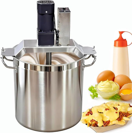 Automatic Automatic Pot Stirrer - Commercial Food Mixer with 4 Blade Stirring Scraper, for Making Jam, Sauce, Filling, Hot Pot Seasoning 40L
