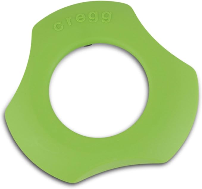 cregg 3-in-1 Egg Topper - Green – Egg Cracker, Cup & Serving Ring – Made in Germany – For Soft & Hard Boiled Eggs – Egg Shell Opener – Kitchen Gadget & Gift for Breakfast Lovers