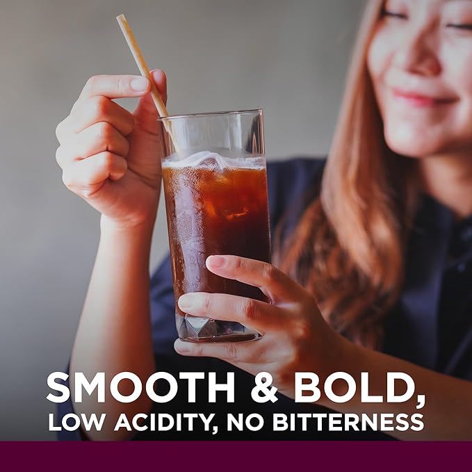Upouria Cold Brew Coffee on Tap | Ready to Drink Cold Brewed Coffee | Drink Extracted from Premium Beans | 208mg Caffeine Content | Made from 100% Arabica Extract | Black & Bold | 128 fl oz