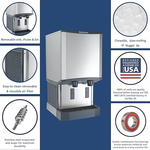 Countertop Commercial Nugget Ice Maker by Scotsman
