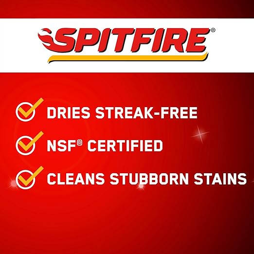 Spitfire CBD540038 Professional All Purpose Power Cleaner, Heavy Duty Degreaser Removes Resin, Paint, Oil, Ink, Gum, Pine Scent, Ready-to-Use Capped Spray, 32-Ounce (Pack of 4)