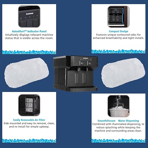 Countertop Commercial Nugget Ice Maker by Scotsman