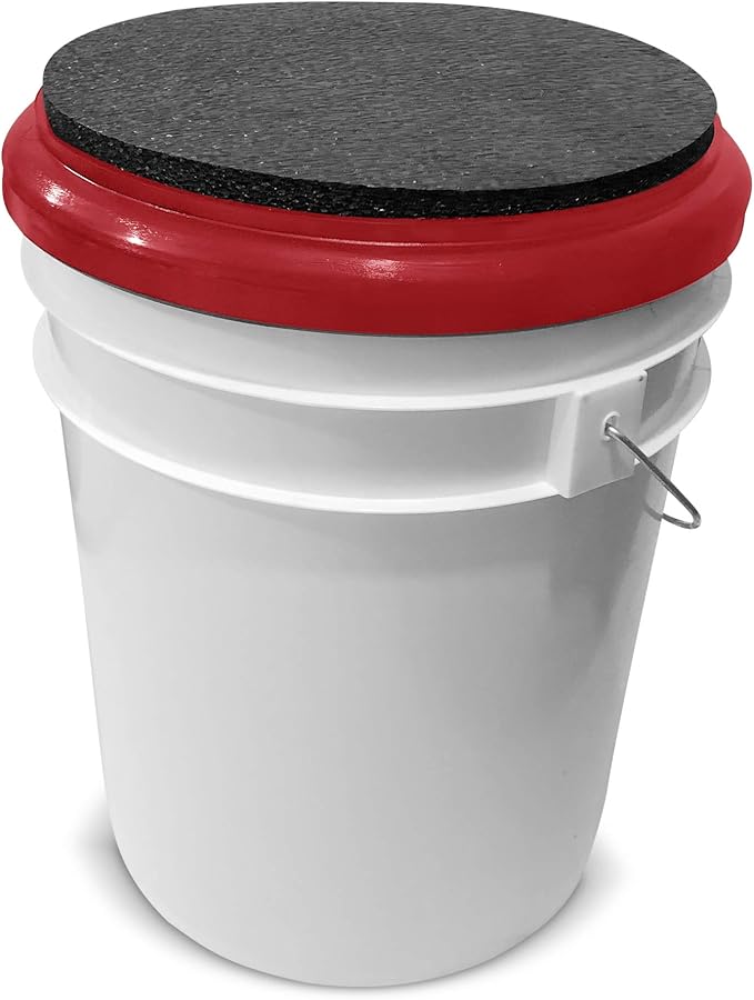 Padded Bucket Lid Seat by Bucket Lidz