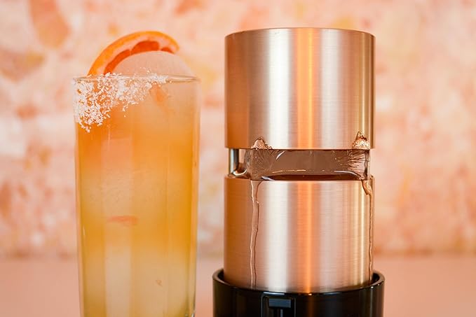 Ice Ball Press – Precision-Crafted Aluminum – Create Effortless Large Spheres – Includes Ice Tray – Made in the USA (Paloma Finish)