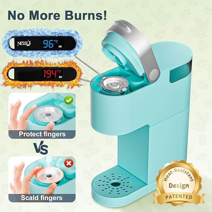 3 Pack Reusable K Cup for Keurig 1.0,Stainless Steel Reusable K Cups for Coffee Maker K Cup Reusable Coffee Pods with Heat Resistant Handles and Scoop