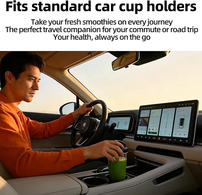 Personal Blender for Smoothies and Shakes, 2-in-1 Bullet Grinder with 24oz To-Go &10oz Cup Portable Ice Crushing Mini, BPA-Free&Dishwasher Safe, Protein Shake Maker,Silver