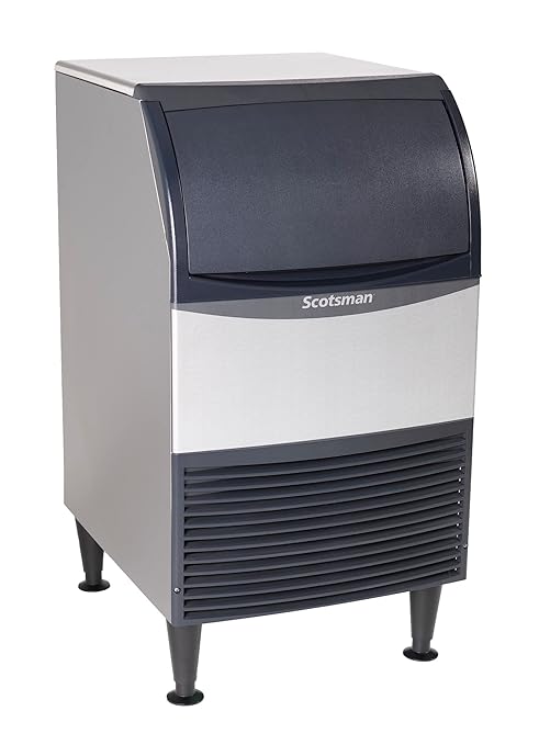 Scotsman CU0920MA-1 Air-Cooled Cube Undercounter Ice Maker Machine with 57 lb. Storage Capacity, 100 lbs/Day, 115v, NSF