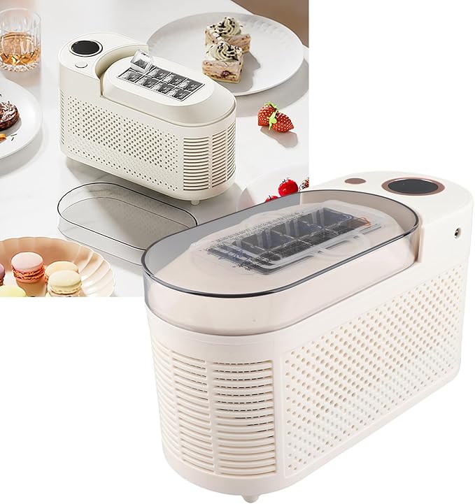 AUNMAS Portable Car Home Ice Maker, Compact Countertop Ice Machine for Dormitory Office Camping (US Plug)