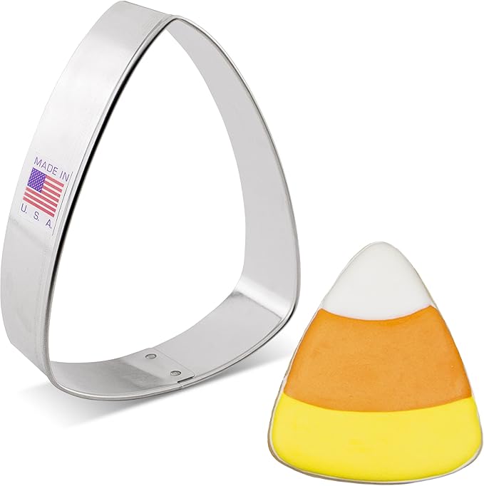 Ann Clark Candy Corn/Pie Slice Cookie Cutter, 3-3/4” Made in USA