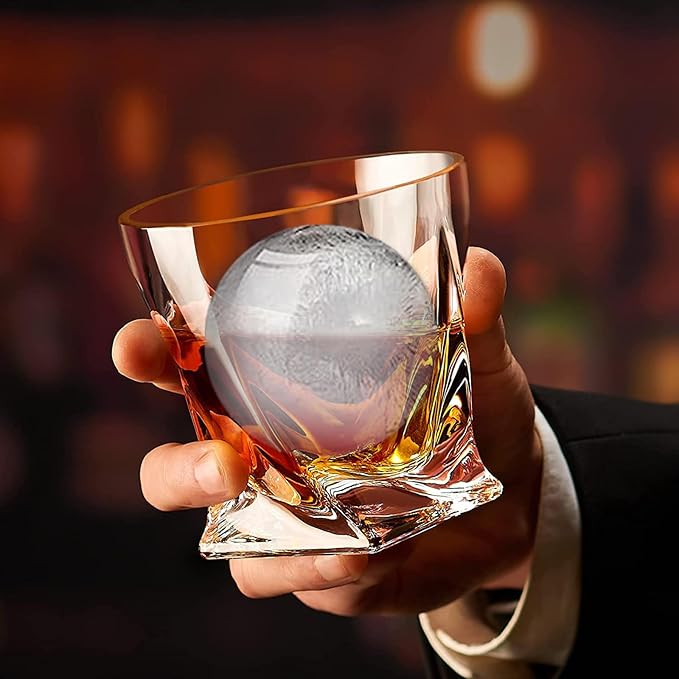 Round Ice Cube Mold,1.8 INCH x 8,Ice Ball Maker Mold | Round Ice Cube Trays for Freezer,Whiskey Ice Cubes Mold,Circle Ice Cube Tray with Lid,Ice Trays-Ice molds for Whiskey,Cocktails