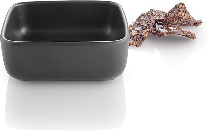 Eva Solo | Nordic Kitchen Stoneware Square Dish | 11x11cm | Danish Design & Functionality | Tools Kitchen Gadgets & Accessories