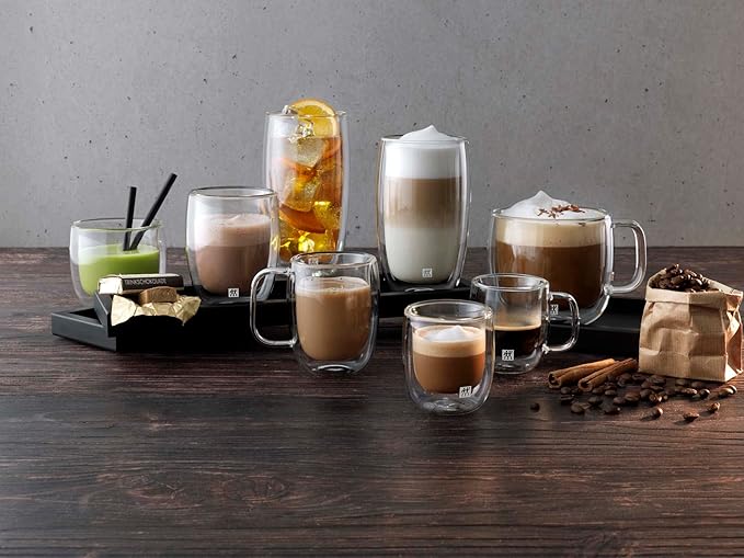 ZWILLING J.A. Henckels Zwilling ja henckels sorrento latte glass, glass, 2-piece, 1.475 Pound