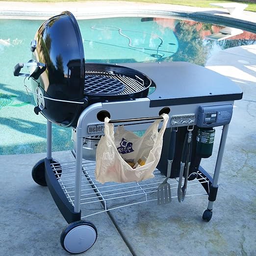 AUXPhome Under the Table Plastic Trash Bag Holder for Desk, Magnetic Grocery Bag Holder for RV,Camping, Picnics, Dorm Room Office etc - Very Suitable for Manual/Sewing use. - No Assembly, no Drilling