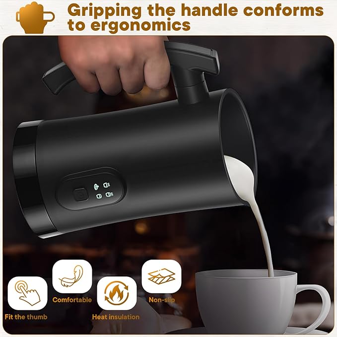 Electric Milk Frother for Latte Art Coffee