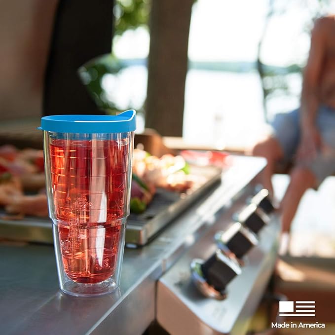 Japanese Cherry Blossom 24 oz Tumbler with Lid