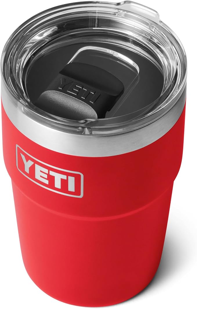 YETI Rambler 16 oz Stackable Tumbler, Vacuum Insulated, Stainless Steel with MagSlider Lid | Stackable, Stackable, Vacuum Insulated, MagSlider Lid, MagSlider Lid, Vacuum Insulated