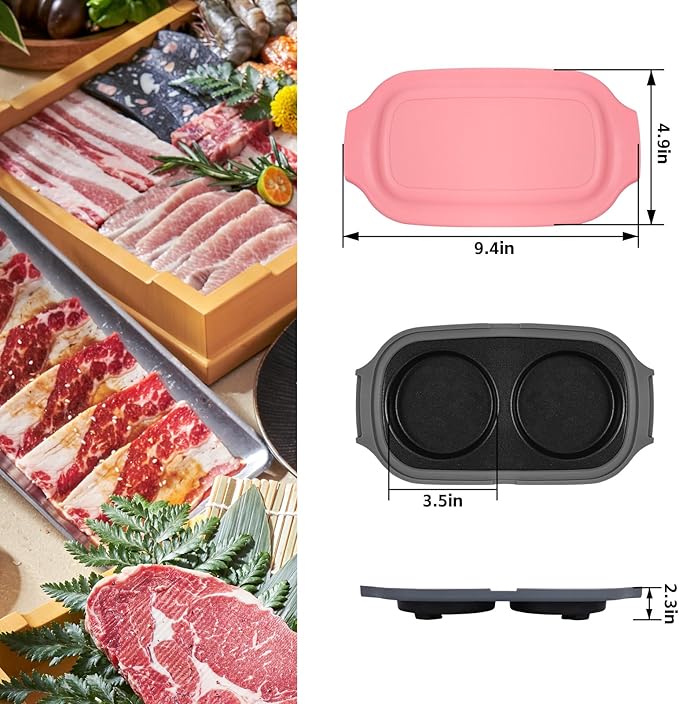 Microwave Egg Cooker, Quick-Heat Poacher Fryer with Lid, for Breakfast Sandwiches Dishwasher Safe Portable Multi-Use Egg Cooker Easy to Use and Clean (pink)