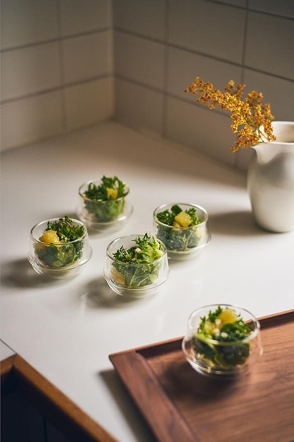 KINTO 23110 KRONOS Double Wall Soup Bowl, 11.2 fl oz (330 ml), Heat Resistant Glass, Microwave and Dishwasher Safe, Gift, Present
