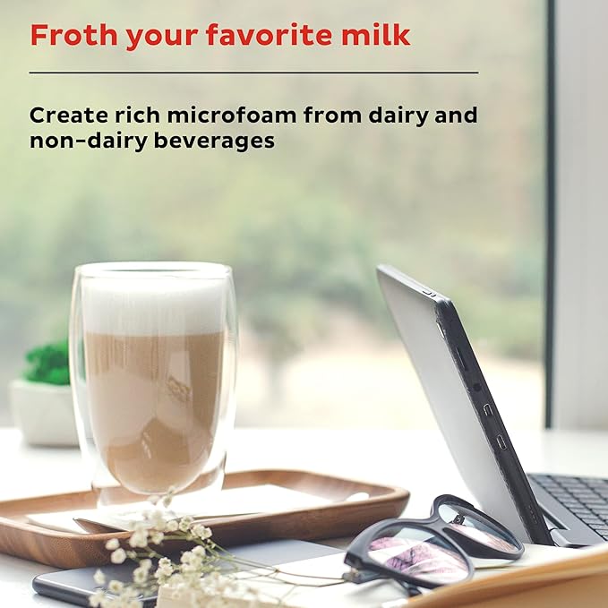 Instant Pot 4-in-1 Electric Milk Frother | 10oz | Black | Pack of 2
