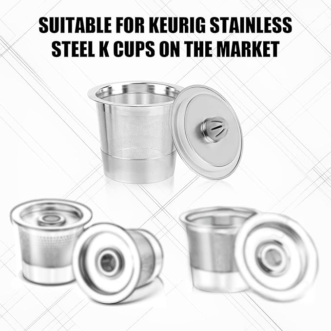 20 Pcs Silicone Gaskets for Keurig Stainless Steel Refillable, Reusable Gasket Ring Replacement Silicone Seals for Keurig Reusable Coffee Filter