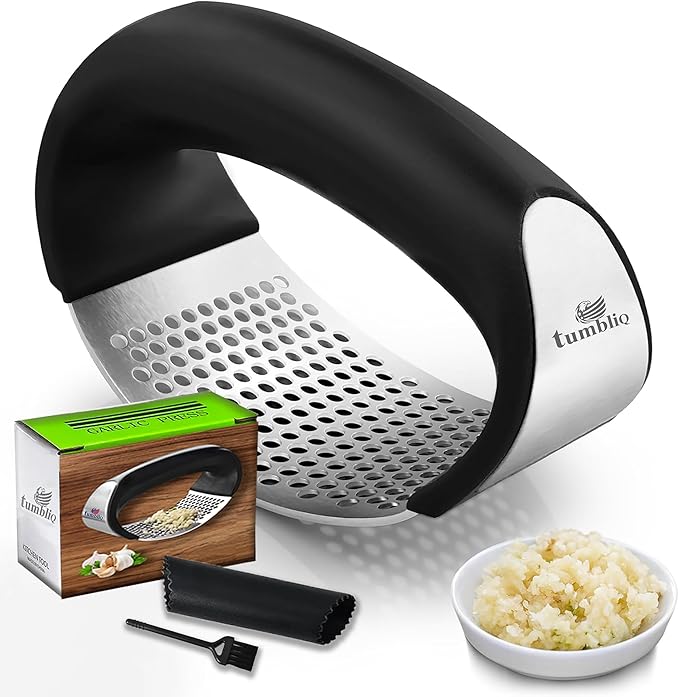 Discover the Best Garlic Press Rocker - Heavy Duty, Stainless Steel, Ergonomic, and Unique Designs for Efficient Home Use & Must-Have Kitchen Gadgets on Amazon